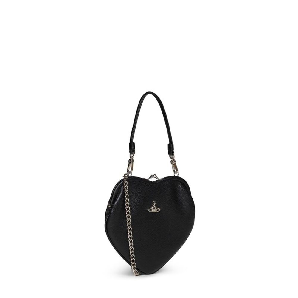 Vivienne Westwood Women Black Belle Heart Frame Handbag - Picture 2 of 3